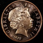 Gibraltar Elizabeth Ii 2000 2 Pence Bu Km  774 Random Pick  1 Coin   23 976 