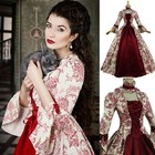 Women Renaissance Ball Gowns Dresses Costume Vintage Medieval Victorian Dress
