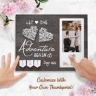 Engagement Gifts For Couple  Wedding Countdown Heart Thumbprint Engagement 