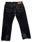 Levis 501 Original Fit Men   s Jeans Button Fly Denim Black  Dark Wash Size 34x30
