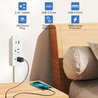 Rotating Extender Electrical Outlet Expander Power Socket Sofas Nightstands Desk