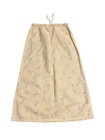 Vintage Cherokeepastel Yellow Maxi Skirt Girls Size Small Linen cotton Blend