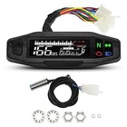 Motorcycle Speedometer  9-16v Universal Motorcycle Gauge Cluster With Digital
