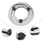 8  Soft Jaw Boring Ring For Cnc Lathe Chuck Center Turning Cutting Tool 3 Pins