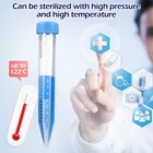 15ml Centrifuge Tube With Blue Flat Top Screw Cap conical sterile pp Test Tubes