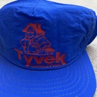 Vintage Tyvek Select Wall Blue Hat Made In Usa