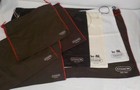 Lot 8 Coach Dust Bags  Dust Cover  protect Storage Bag Satin White cream   Brown