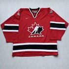 Nike Team Canada Hockey Jersey Xl Red 2002 Olympic Style Made Korea