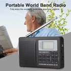 Am fm sw mw lw Portable Full Band Radio Digital Stereo Speaker Player headphone