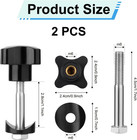 2 Sets Rollator Walker Replacement Arm Adjustment Knobs  Comfortable Universal P