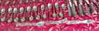 76 Pc Mid Century Danish Modern Ekco Eterna Wood Handle Stainless Flatware