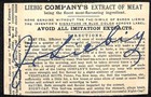 La Lecon Aux Cadets French Victorian Trade Card Liebig Meat Extra - Trimmed