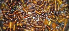 Assorted Handblown Glass Beads  2lb Lot 