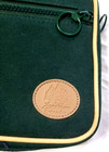 Zondervan Faith Bible Book Cover Carry Case Sleeve Zip Close Pocket Green Canvas