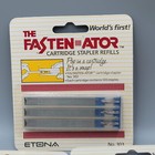 Lot Of 3 Packs Vintage Fasten Ator Cartridge Stapler Refills No 303 Etona Nos