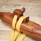 Hawk Native American Style Proline Flute W  Wolf Totem In D-minor Aromatic Cedar