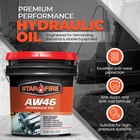 Aw46 Hydraulic Oil     5 Gallon Pail     Premium Anti-wear Formula For Industrial   