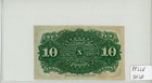 1863 10c Ten Cent Fractional Currency Bank Note In Unc Condition  bh01329