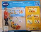 Vtech Pop-a-balls Push And Pop Bulldozer  New  12-36 Months  Educational Toy 