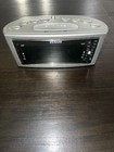 Rca Rp3501 Digital Am fm Alarm Clock Radio W  Snooze Silver  mpn Rp3501  Vintage