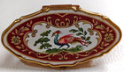 Stratton England Vintage Peacock Gold Lipstick Compact Mirror Case Lipview