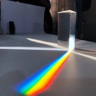 Optical Triangular Prism Crystal Glass Science Light Spectrum Physics Teaching