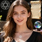 Vassago Witches Knot Necklace Tetragrammaton Pentagram Necklaces Celtic Knot    