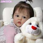 22in Realistic Sweet Face Real Baby Size Reborn Toddler Newborn Girl Doll