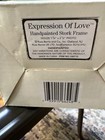 Russ Stork Picture Frame Newborn Baby Photo Expressions Of Love Nursery Decor
