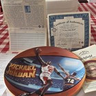 Bradford Exchange 1998 Michael Jordan 5x Nba Mvp Collector Plate Le Coa Mint