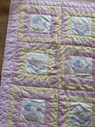 Vintage Victorian Heart Baby Quilt  36 X 48