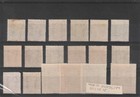 Imtz India Scott   O137-o158 Complete Officials Set 15 Different 1958-19 Mh mnh
