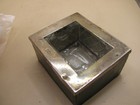 Antique Sterling Silver Mounted Desk Top Postage Stamp Moistener   Paperweight