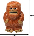 Forest Mythical Creature Sasquatch Big Foot Cryptid Ape Ceramic Cookie Jar
