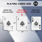 Gse 100  Waterproof Plastic Playing Cards poker Size-standard Regular Index-12pk