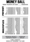 New Pull Tickets Money Ball - Instant Tabs