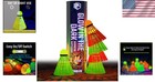 Durable Nylon Night Glow Badminton Shuttlecocks - Multicolor 5  10  11 Pack