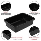 Cand 32 L Commercial Bus Tubs Box tote Plastic Wash Basin Utility Storage  4pack