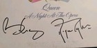 Queen Brian May Roger Taylor Signed A Night At The Opera Album Record Proof Pic