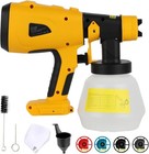 Electric Cordless Paint Airless Spray Gun For Dewalt 20v Battery Brushless Motor