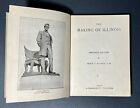 Antique History Book Civil War Illinois Abolitionists Lincoln Mormons Tribes Hc