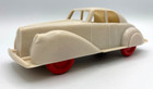 Scarce 1950s Monza Brevetti Plastic   Tin Wind-up Coupe With Original Key