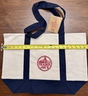 Brand New W  Tags - Trader Joe   s - Canvas Tote Shopping Bag - Large Navy Blue
