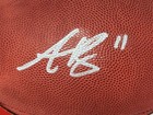 A j  Aj Brown Signed Wilson Football Game Ball Duke Jsa Coa Eagles