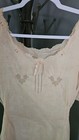 Antique 1900s Edwardian Style - Embroidered Hand Stitched Women s Dress