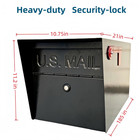 Mailbox with Mounting Post  4 Keys mailboxes For Outside locking Mailbox large b