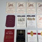 Vintage Lot Of 21 Wine Bottle Labels From 1960s-70s France   More