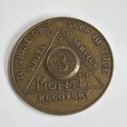 Lot Of 9 Alcoholics Anonymous Aa Tokens Recovery Sobriety Chips Coins Medallion