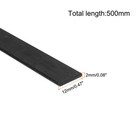 2 Pcs Carbon Fiber Strip 2x12mm 500mm Length Pultruded Flat Carbon Fiber Bars