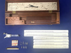 1950s Keuffel   Esser K   E Leroy Lettering Set Drafting Wood Case Not Complete